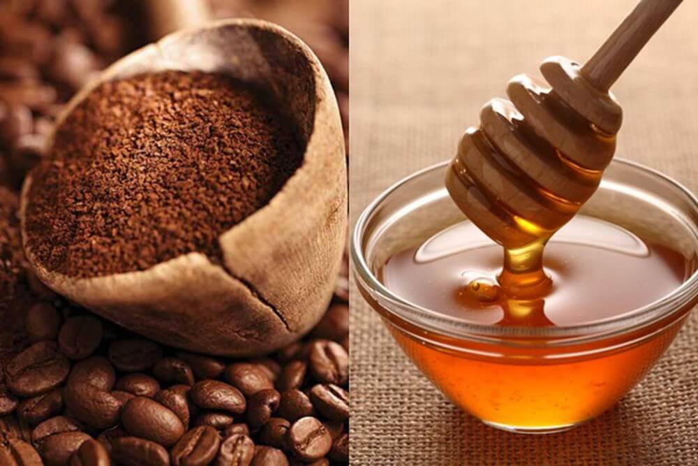 Tẩy da chết cho môi bằng mật ong và bã cà phê