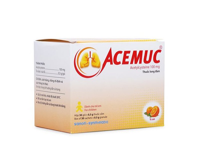 Thuốc Acemuc giúp trị ho có đờm hiệu quả